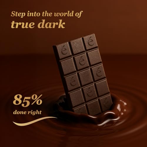 Image of Entisi Dark Chocolate Bar - Chocolates in Fresh, 85% Cocoa, Vegan, Single-Origin Africa Dark Chocolate,Rich in Antioxidants, Gourmet Treat with Smooth Texture, Premium Snack or Gift Option