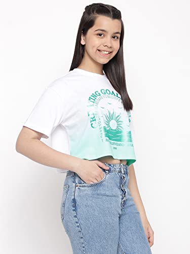 Image of Li'l Tomatoes Girls Cotton Relaxed Fit T-Shirt