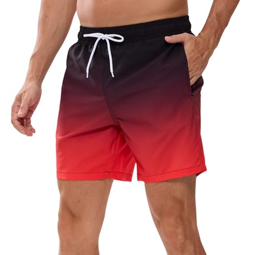 Vorvowry Badeshorts Herren Wasserdicht Schnelltrocknend Schwimmhose, Bequem...