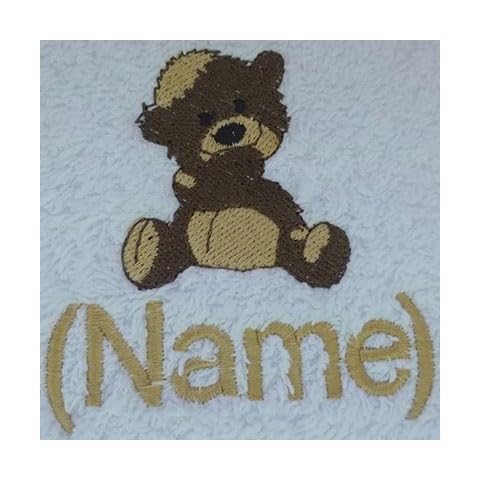 EFY Ted Bear Personalised Embroidered Towel Cover