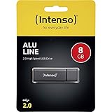 Intenso Alu Line 8GB Speicherstick USB 2.0 anthrazit
