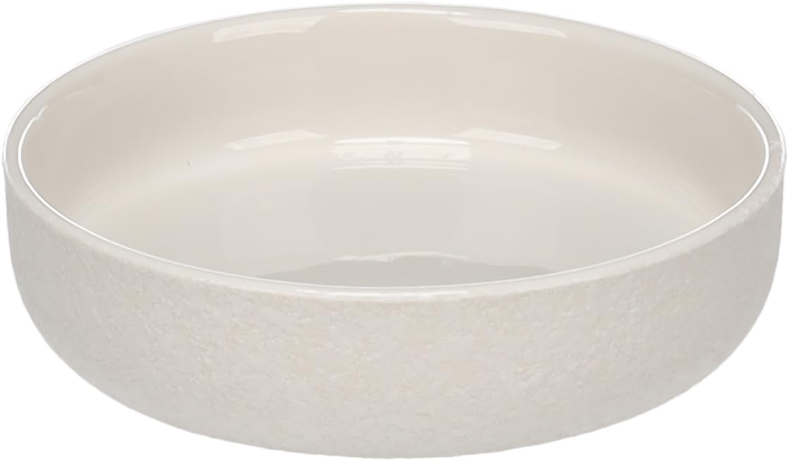 FEEDING AND DRINKING BOWL RAMA ROUND WHITE 12,3x3CM 200ML