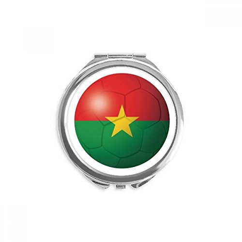 Espejo redondo de Burkina Faso portátil y ligero para un maquillaje perfecto