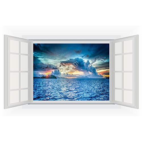 3D Wall Sticker Decal Bora Peel and Stick Wall Decals Sticker for Living Room Bedroom Decor 33.5