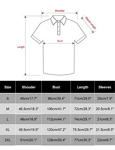 APAELEA Polo Uomo Manica Corta Henley Contrasto