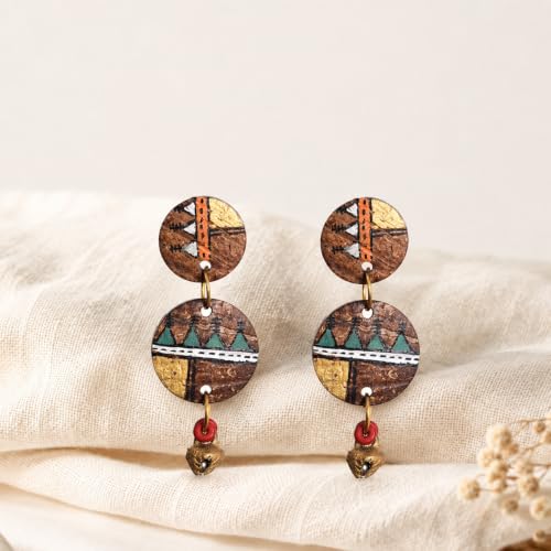 Image of Boho Chic Earrings Collection - Colorful Tassel, Chandeliers, Hoops & Huggies for Women