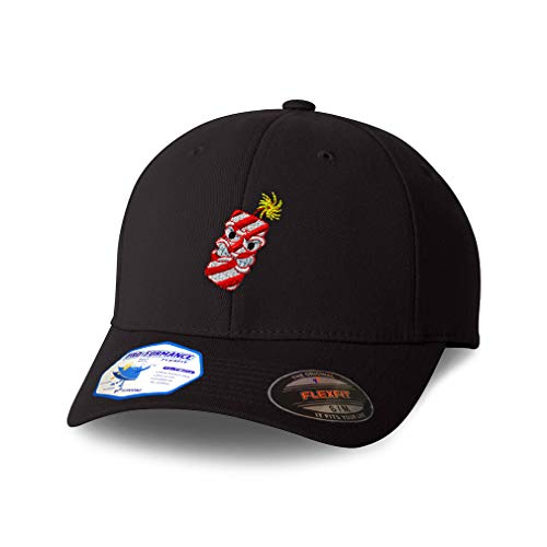 Flexfit Hats For Men & Women Fireworks Fourth Of July Firecracker Holidays And Occasions Polyester Dad Baseball Cap Black Design Only Small Medium #TOP27