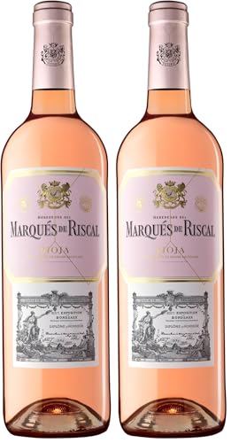 Marqués De Riscal - Vino Rosado Denominación De Origen Calificada Rioja - Botella Individual X 750 Ml Paquete De 2