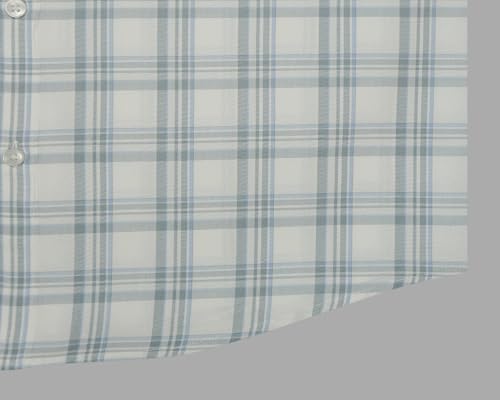 Image of GHPC 100% Cotton Checkered Half Sleeves Regular Fit Formal Shirt for Men