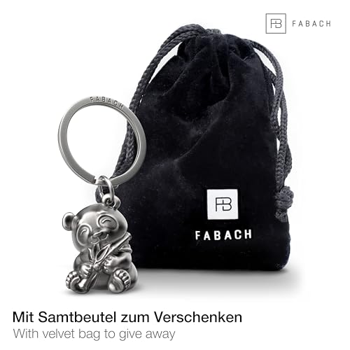 FABACH Panda Bär Schlüsselanhänger Tao - Süßer Panda-Bär Glücksbringer für Damen - Bär Anhänger für Beste Freundin - Geschenk für Bären Liebhaber