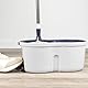 Beldray Deep Clean Spin Mop & Eimer - 2 super saugfähige Mikrofaser-Wischmoppköpfe, pedalbetriebener 5,4 l Eimer, Spritzschutz gegen Spritzen, 360° Rapid Spin & Dry Head
