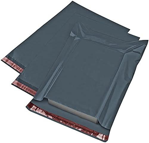 Strong Large Grey Mailing Postal Postage Bags 12 x 16" Packaging Mailers, iSOUL [Use in Parcel, Delivery, Shipping, Mail, Package] [Plastic Envelopes] Blue 100 Pack