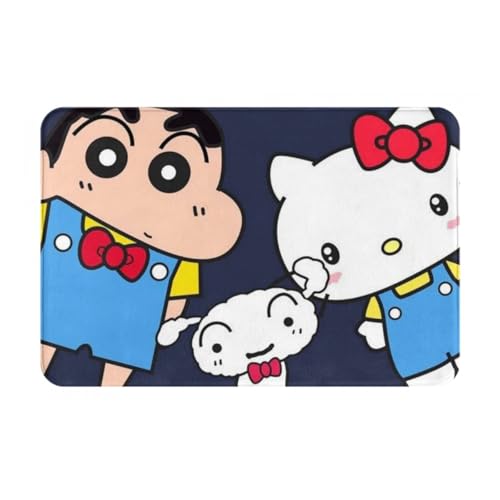 玄関マット ハローキティ (18) トイレマット バスマット 吸水速乾 滑り止め 抗菌 防臭 丸洗い可能 おしゃれ ふわふわ 柔らかい 40×60cm