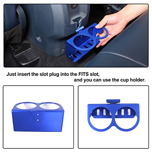Portavasos trasero para carro Ford Maverick 2022-2024 aluminio miniatura 3