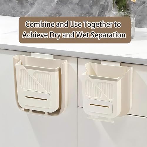 Caneca de basura plegable para puerta de gabinete cocina miniatura 7
