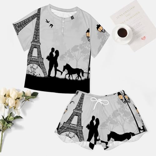 Ensemble de pyjama pour femme élimine la chaleur nocturne - 7