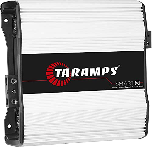 Taramps Bundle Smart 3 Mono Amplifier 3000 Watts Rms 1~2 Ohms 1 Channel Class D, Monoblock + Ts 400X4 Multi-Channel 2 Ohms 400 Watts Rms 4 Channels Class D Full Range, Crossover, Car Audio Amplifier #TOP4