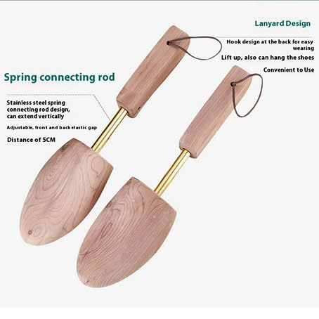 3 Pares De Soportes De Zapato De Cedro De Un Solo Tudo, Expansores De Zapatos Ajustables para Hombres Y Mujeres, Hormas De Zapato Moldeadoras Y Resistentes A Las Arrugas