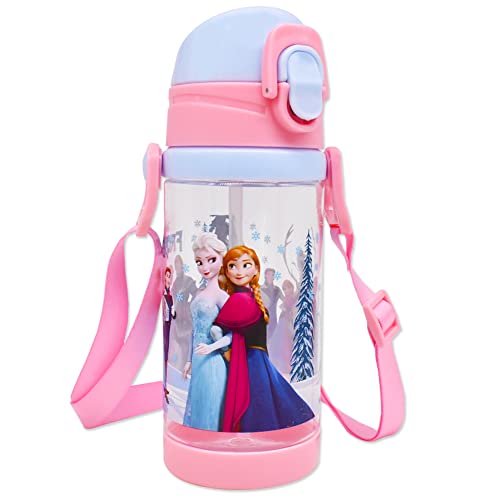 Babioms Botella de Agua con Pajita, para Infantil, Escuela, Deporte, Senderismo y Actividades al Aire, Botellas...
