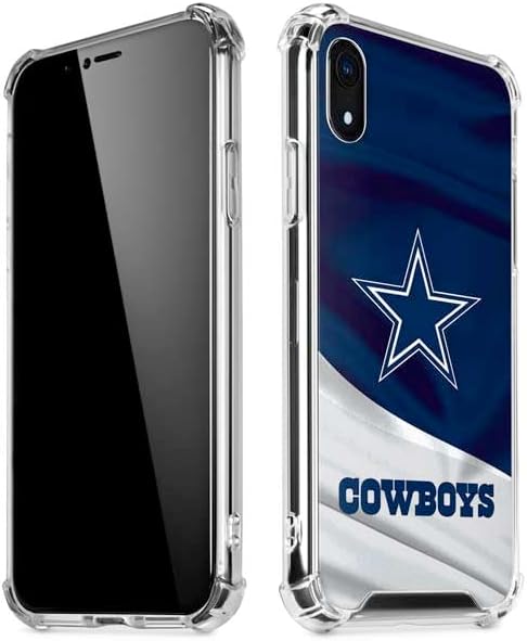 Skinit Clear Phone Case Compatible with iPhone XR - Officially Licensed NFL Dallas Cowboys Design