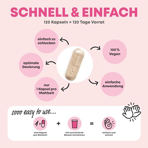 Vegan Collagen (180 Kapseln) mit Aminosäuren, Vitamin A C E, Biotin, Silicium, Zink und Mangan I Pflanzliche Alternative zu Collagen Pulver I Kollagen vegan (1x 180 Kapseln) – Bild 5