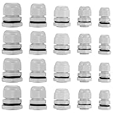 【Ampliamente utilizado】 Estos prensaestopas de nailon se utilizan ampliamente en todas las instalaciones eléctricas resistentes a la intemperie y se pueden utilizar para armarios de control mecánico, cables de distribución, maquinaria, aparatos eléctricos, etc.