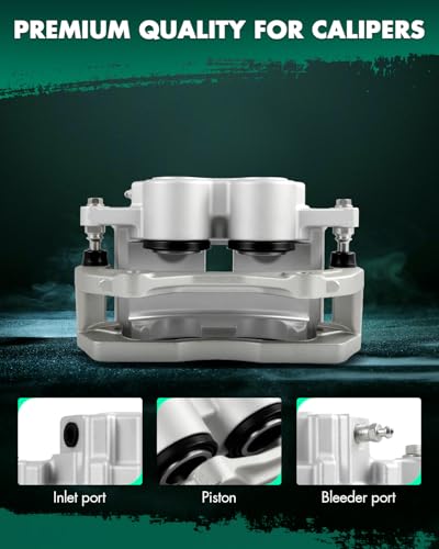 Image of SCITOO Front Left Disc Brake Caliper With Bracket 18B4966 | Fit For Cadillac,For Pontiac Models - For Bonneville 2004-2005,For CTS 2006-2007,For SRX 2004-2009,For STS 2005-2008 1PC