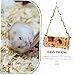 Yardwe Hamster Hammock Tunnel and Parrot Swing Toy Small Pet Hideout Tube for Guinea Pigs Mice and Dwarf Hamsters Exploration Accessory for Cage