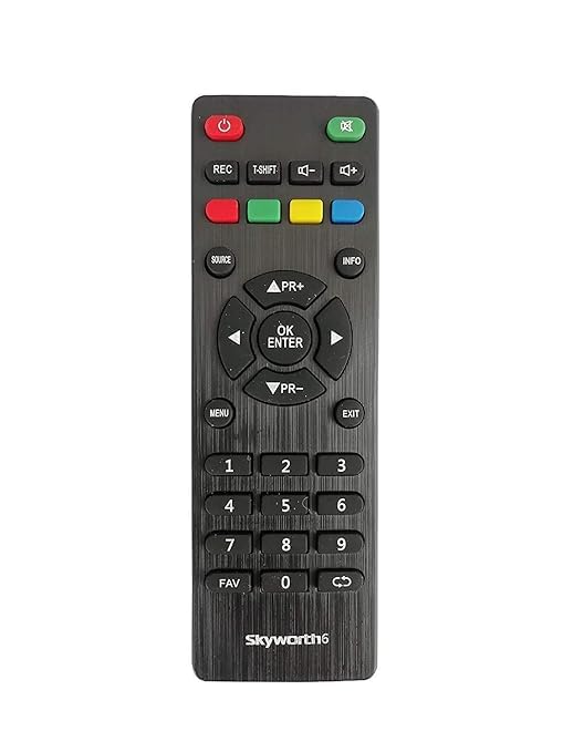 HITORE Replacement Remote Control Compatible for SKYWORTH LED/LCD TV- Please Match The Image with Your Old Remote (Black)