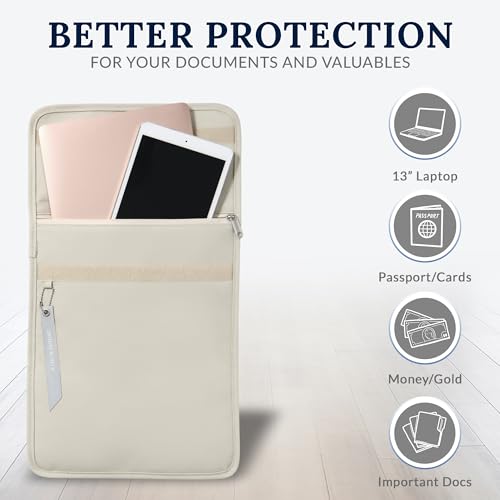 The PaperSavor™ Medium Fireproof Bag - Waterproof & Flame Retardant Bag for Documents3