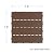 Pure Garden 50-LG1191 Patio and Deck Tiles – Interlocking Slat Pattern Outdoor Floor Pavers Weather Resistant and Anti-Slip Square DIY Mat (Brown 6 Pieces),