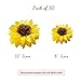 ANSOMO Sunflower Tissue Paper Pom Poms Décor Yellow Flowers Party Decorations 12