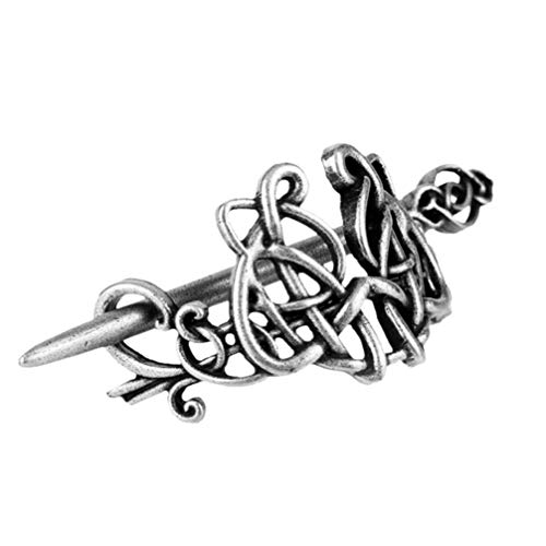 Minkissy Retro Viking Celtic Hair Clips Antique Hairpins Viking Hair Accessories Irish Style Hair Slide Clip Stick for Women Girls Style 9