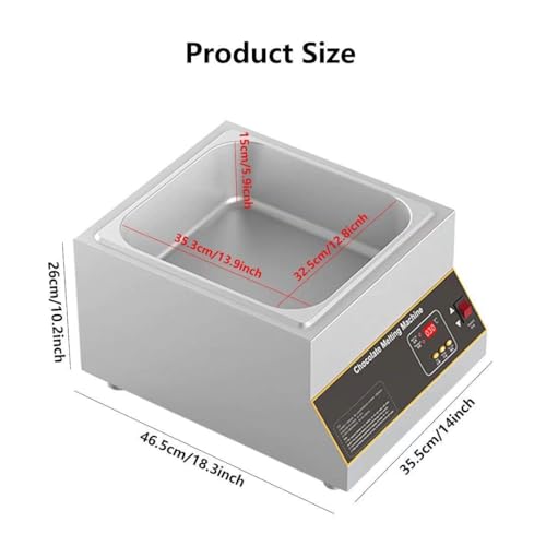 Fuente eléctrica digital para fundir chocolate 500W miniatura 2