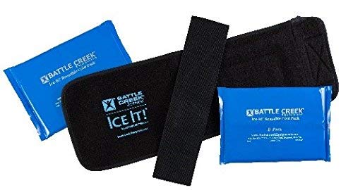 Cold & Hot Therapy System Ice Pack Wrap for Shoulder, Back, Leg and Abdomen - Ice It!® MaxCOMFORT™ (Large Design; 6” x 18”) - from Battle Creek Equipment, Hot & Cold Therapy Items Since 1931!
