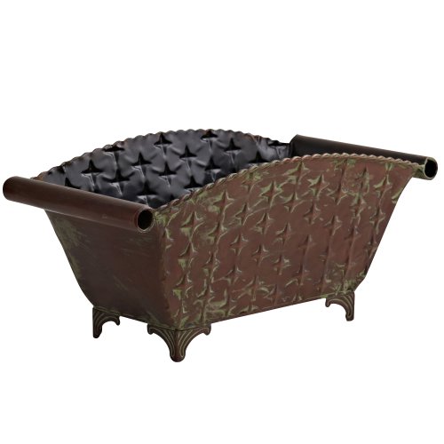 Nearly Natural 542 Regal Rectangle Planter, Brown #TOP2