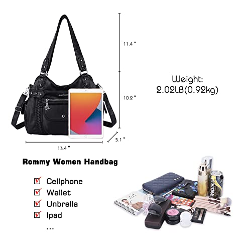 Image of Angel Barcelo Purses for Women Soft PU Leather Shoulder Bag Crossbody Purse and Handbags