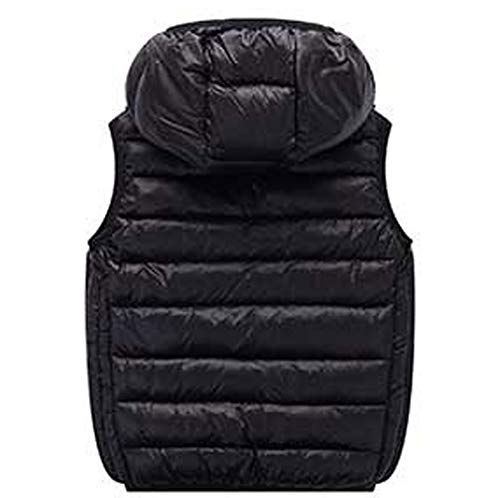 Lanbaosi Boys Girls Winter Hooded Puffer Vest Kids Lightweight Sleeveless Jacket #TOP1