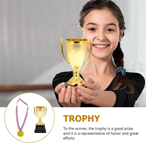 Sosoport Mini Troféus E Prêmios Definem Medalhas de Vencedores de Ouro Do Troféu Plastic Trophy Com
