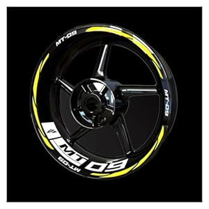Accessories For Y&Amp;Amaha For Mt09 Mt-09 2017 2018 2019 2020 2021 2022 Reflective Motorcycle Wheel Sticker Hub Decal Rim Stripe Tape 6 41+wofqx6ll. sl500 . ss300