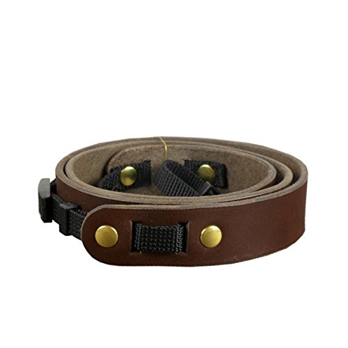 名入れ刻印付きヌメ革レザーカメラストラップ