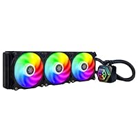 Silverstone PF360-ARGB, LGA1700, AM4, 360mm, Premium All-In-One Flüssigkeitskühler mit ARGB-Beleuchtung, SST-PF360-ARGB-V2