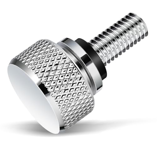 Amazicha Chrome Rear Fender Seat Bolt Stainless Steel Seat Screw Quick Mount Compatible for Harley Davidson Sportster Touring Softail Dyna 1996-2021