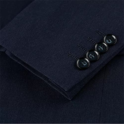 Suit Suit Men's Slim Three-Piece Groom Wedding Dress Business Casual Professional Formal Suit(X-Large)4