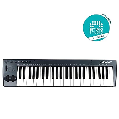 Image of Vault Ikon MK2 49 Key Velocity Sensitive Midi Keyboard with Bitwig 8-Track Software