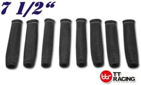 Spark Plug Wire Boots Heat Protector Sleeve Shield Insul-boots 8 cyl Black