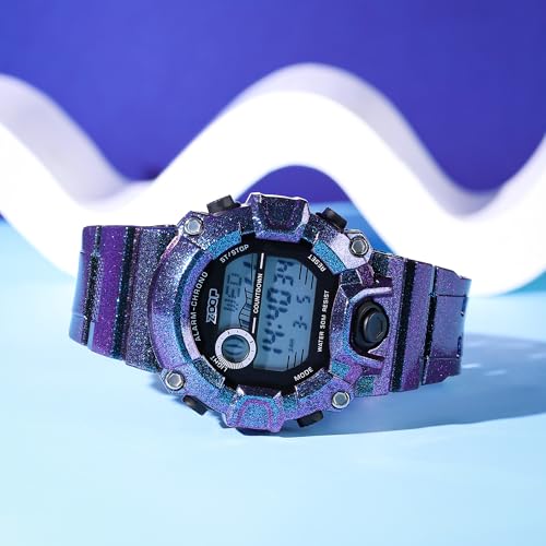 Image of Zoop Digital Watch with Digital Dial & Blue Sheen Strap for Boys Kids, from House of Titan - 16051PP01