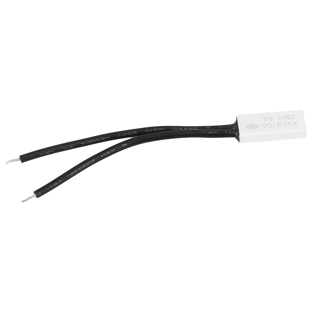 Produktbild von Tyenaza KSD9700 Temperaturschalter – 2 Stück, NC (normal Geschlossen), 40-150°C, 5A, Thermoschutz
