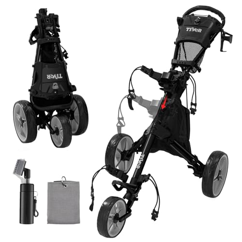 Tivor 3-Wheel Lightweight Push Cart