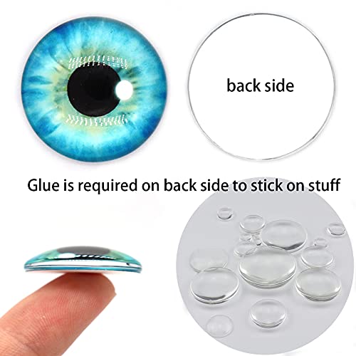 100Pcs Dragon Eyes Glass Cabochon For Clay Doll Making Sculptures Props Craft Diy Findings Jewelry Making 12Mm #TOP1